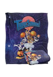 Warner Brothers Space Jam Silky Touch Super Soft Throw Blanket 152x127cm in White - Size: 152x127 cm - thumbnail 2