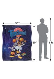 Warner Brothers Space Jam Silky Touch Super Soft Throw Blanket 152x127cm in White - Size: 152x127 cm - thumbnail 3