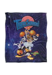 Warner Brothers Space Jam Silky Touch Super Soft Throw Blanket 152x127cm in White - Size: 152x127 cm - thumbnail 1