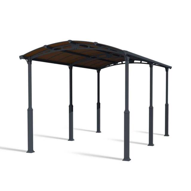 Palram Alpine Carport Kit 6400 RV - L649 x W352 x H307 - Grey - image 1