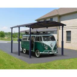 Palram Alpine Carport Kit 6400 RV - L649 x W352 x H307 - Grey - thumbnail 3