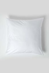 Homescapes Continental Egyptian Cotton Pillowcase 200 TC, 80 x 80 cm in White - thumbnail 1
