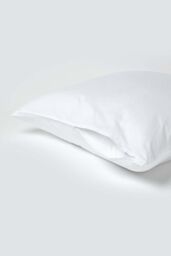 Homescapes Continental Egyptian Cotton Pillowcase 200 TC, 80 x 80 cm in White - thumbnail 3