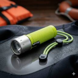 Dragodirect Diving Light 1W XPE 150 Lumen Underwater Torch in Yellow - thumbnail 4