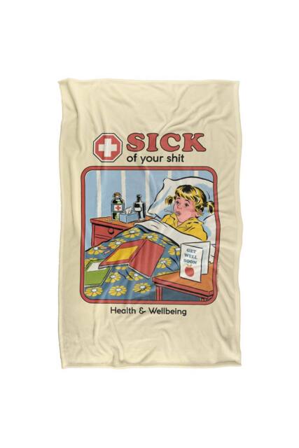 Steven Rhodes Sick Of Your Silky Touch Super Soft Throw Blanket - Size: Large - image 1