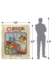 Steven Rhodes Sick Of Your Silky Touch Super Soft Throw Blanket - Size: Large - thumbnail 3