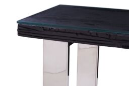 Orsina Kerala U Shaped Base Console Table in Black - thumbnail 5