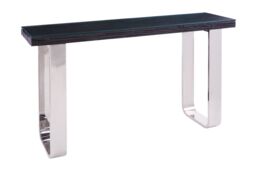 Orsina Kerala U Shaped Base Console Table in Black - thumbnail 1