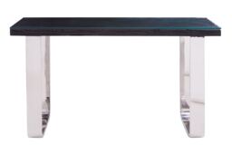 Orsina Kerala U Shaped Base Console Table in Black - thumbnail 3