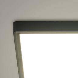 Goeco LED Ceiling Light 4500K 36W Square for Bathroom Bedroom Hallway in Black - thumbnail 8