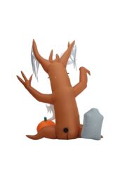 Living and Home 8FT Inflatable Halloween Ghost Tree Pumpkins in Brown - thumbnail 4