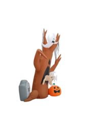 Living and Home 8FT Inflatable Halloween Ghost Tree Pumpkins in Brown - thumbnail 3