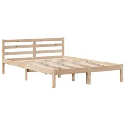 Berkfield Home Bed Frame with Headboard without Mattress 150x200 cm King Size in Light Tan - thumbnail 8