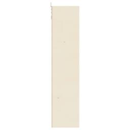 Berkfield Home Wall Display Cabinet with Doors 80x8.5x37 cm in Cream - thumbnail 6