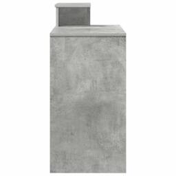 Berkfield Home Grey Computer Desk Concrete grey - thumbnail 7