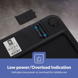 Geepas Smart Bluetooth Body Weighing Scale with 14 Health Metrics & LED Display 180kg/400lb Capacity in Black - thumbnail 5