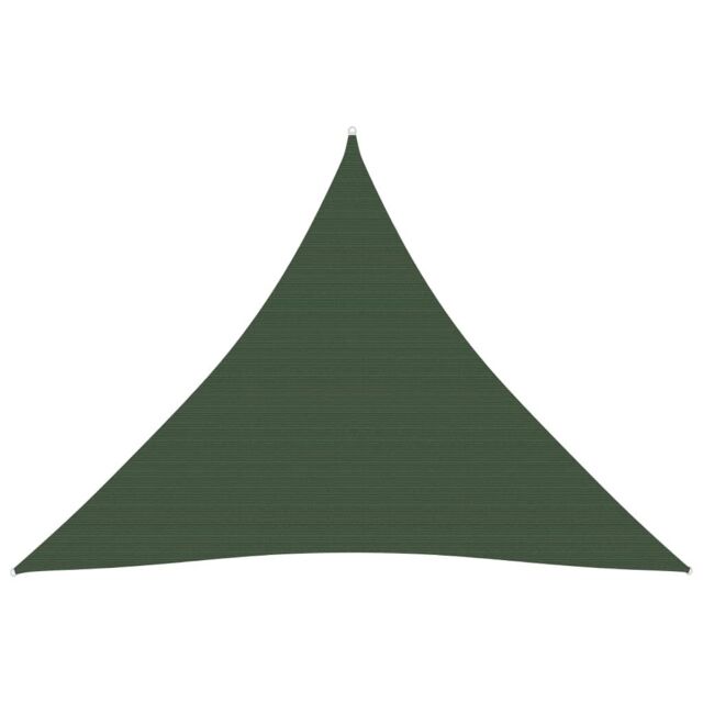 Berkfield Home Sunshade Sail 160 g/m ² Dark Green 4x4x4 m HDPE - image 1