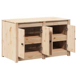 Berkfield Home Outdoor Kitchen Cabinet 106x55x64 cm Solid Wood Pine in Light Tan - Size: 106 x 55 x 64 cm - thumbnail 5