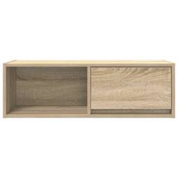 Berkfield Home TV Cabinets 2 pcs Sonoma Oak 80x31x25.5 cm Engineered Wood in Natural - thumbnail 7