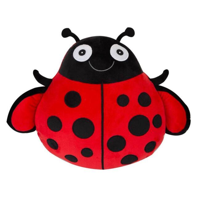 VFM e-Store Wall Decoration Plush Lady Bird Plush Gift Idea 36cm x 37cm Red X 1 - Size: 36 cm x 37 cm - image 1