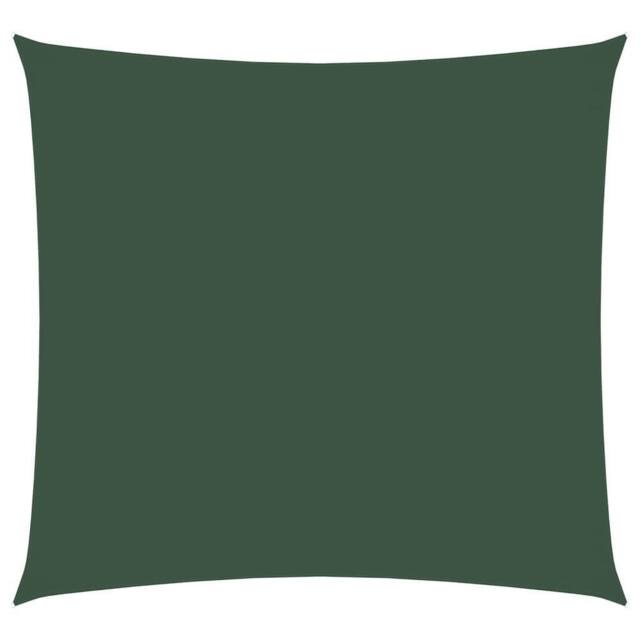 Berkfield Home Sunshade Sail Oxford Fabric Square 4x4 m Dark Green - image 1