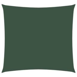 Berkfield Home Sunshade Sail Oxford Fabric Square 4x4 m Dark Green - thumbnail 1