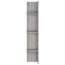 Berkfield Home TV Cabinet Grey Sonoma 152x22x113 cm Engineered Wood - Size: 152 x 22 x 113 cm - thumbnail 5