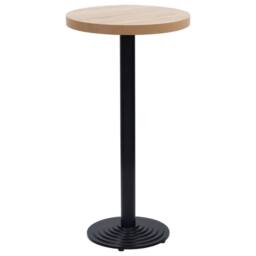Berkfield Home Bistro Table Leg Black √ò43x107 cm Cast Iron - Size: 43x107 cm - thumbnail 1
