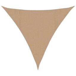 Berkfield Home Sunshade Sail 160 g/m ² Taupe 4x4x4 m HDPE in Beige - thumbnail 3