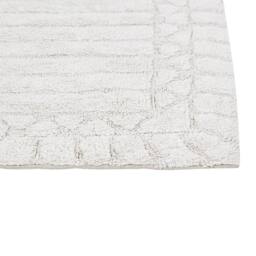 Wyld and Coco Beige Cotton Bath Mat 60 x 90 cm - Geometric Pattern Modern - Size: 1600mm x 900mm - thumbnail 6