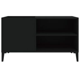 Berkfield Home Record Cabinet Black 84.5x38x48 cm Engineered Wood - thumbnail 5