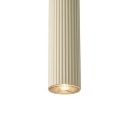 Nordlux Japenese Indoor Pendant Light Beige Metal GU10 Ribbed - Mains Powered, IP20 - thumbnail 3