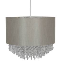 K LIVING Waverly Beaded Droplet Chandelier Pendant Ceiling in Camel - thumbnail 1