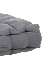 Living and Home Garden Armchair Cotton-Linen Cushion Chair Pad with Handle in Dark Grey - thumbnail 6