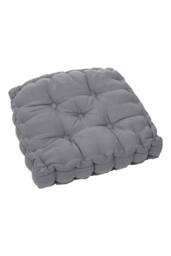 Living and Home Garden Armchair Cotton-Linen Cushion Chair Pad with Handle in Dark Grey - thumbnail 3