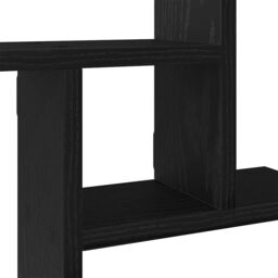 Berkfield Home Wall Shelves 2 pcs Black Oak 38x12x38 cm Engineered Wood - Size: 38 x 12 x 38 cm - thumbnail 9
