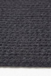 Homescapes Handmade Woven Braided Oval Rug in Black - Size: 150 cm diameter - thumbnail 4