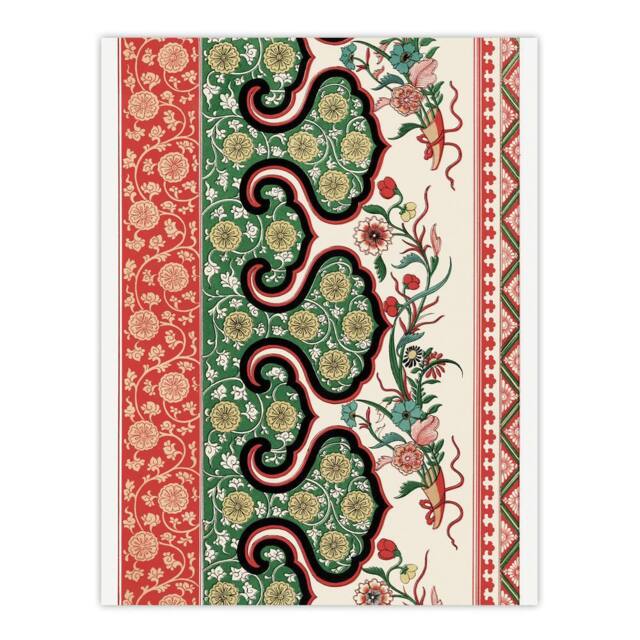 "Artery8 Owen Jones Ornamental Floral Motif Pattern Wall Art Print - Size: W12"" x H16""" - image 1