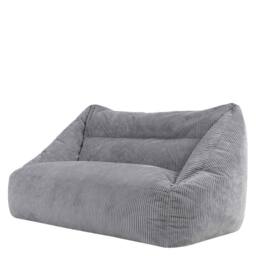 icon Cecilia Jumbo Cord Giant Bean Bag Sofa in Grey - Size: Medium - thumbnail 3