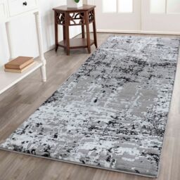 Desire Rugs Serenity Modern Abstract Lines Area Rug - Contemporary Style for Living Room, Bedroom or Hallway in Black - Size: 60 cm x 220 cm - thumbnail 8