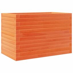 Berkfield Home Garden Planter Wax Brown 70x40x45.5 cm Solid Wood Pine - thumbnail 2