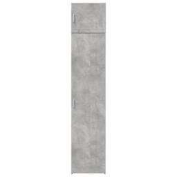 Berkfield Home Slim Storage Cabinet Concrete Grey 45x42.5x225 cm Engineered Wood - thumbnail 4