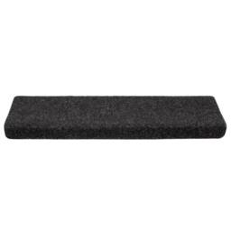 Berkfield Home Stair Mats 10 pcs Black 65x21x4 cm Needle Punch - Size: Medium - thumbnail 4