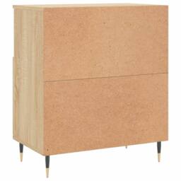 Berkfield Home Sideboard Sonoma Oak 60x35x70 cm Engineered Wood in Light Brown - Size: 60 x 35 x 70 cm - thumbnail 8