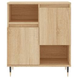Berkfield Home Sideboard Sonoma Oak 60x35x70 cm Engineered Wood in Light Brown - Size: 60 x 35 x 70 cm - thumbnail 5