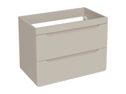Vente-unique Wall-Mounted Under-Sink Cabinet In Beige - 80 Cm - ARUBA - thumbnail 5