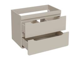 Vente-unique Wall-Mounted Under-Sink Cabinet In Beige - 80 Cm - ARUBA - thumbnail 6