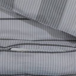 Berkfield Home Duvet Cover Set Grey 220x240 cm Cotton - thumbnail 4