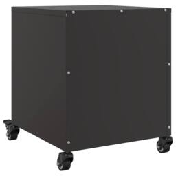 Berkfield Home Stylish Bedside Cabinets 2 pcs Black 36x39x43.5 cm Steel - thumbnail 8