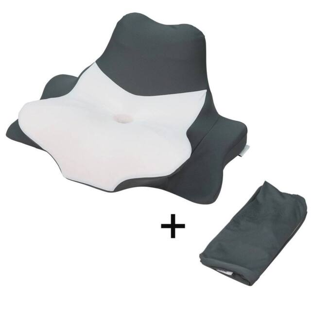 KORVIXA Ergonomic Cervical Memory Foam Pillow in Grey - Size: Single - image 1